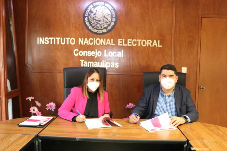 INE-IETAM firman convenio sobre elecciones en Tamaulipas