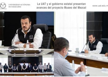 Rector de la UAT evalúa con Gobierno avances del proyecto Museo del Mezcal