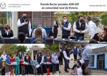 Lleva Rector  programa  ADN UAT a ejido Congregación Caballeros
