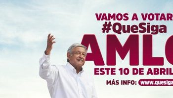INE ordena «tumbar» espectaculares de Que Siga la Democracia