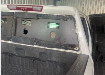 Policías aseguran «monstruos» en Tamaulipas, camionetas con blindaje artesanal