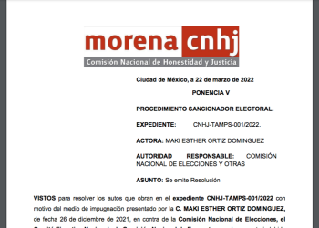 Otra vez la CNHJ le da “con la puerta en las narices” a Maki