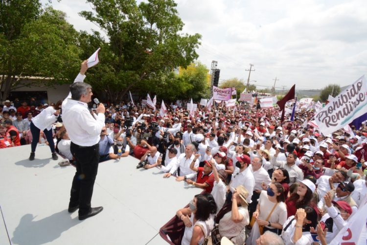 El acueducto en Victoria ¡Va!: Américo al arrancar campaña