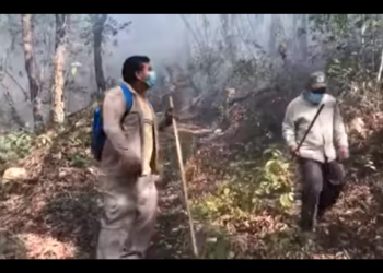 Siguen combatiendo incendio en Los San Pedros, que ha consumido 200 hectáreas