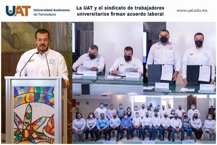Firman convenio laboral UAT y sindicato, retroactivo a enero