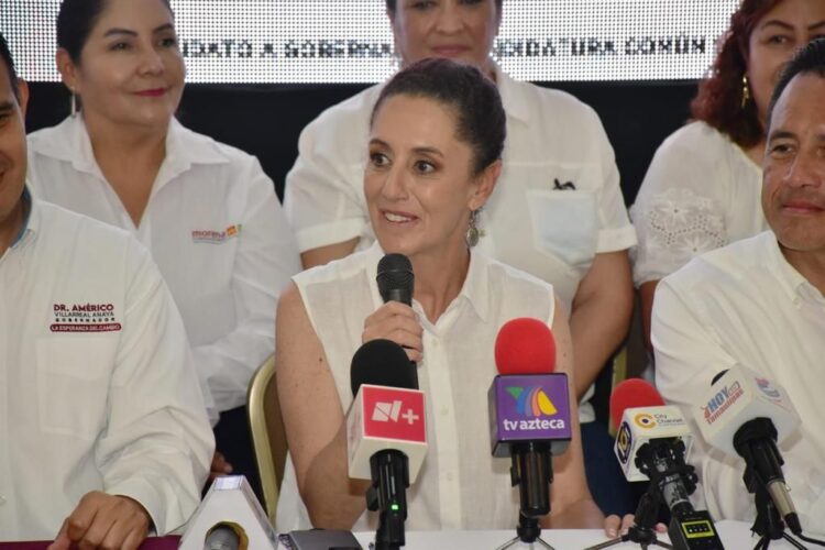 Tamaulipas abraza la esperanza con Américo: Claudia Sheinbaum