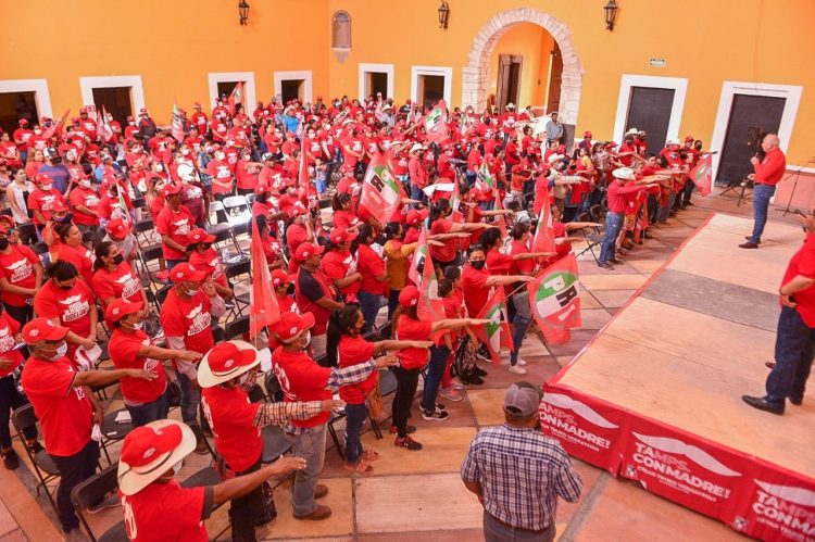 Ola roja del PRI demuestra músculo en Tula