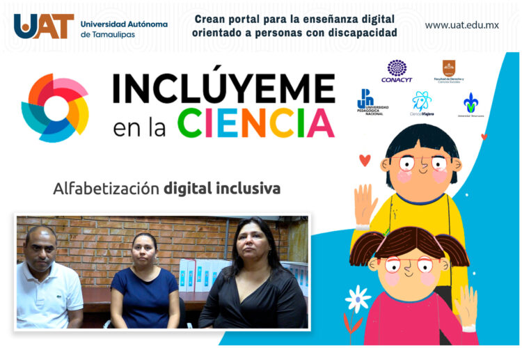 La UAT crea portal para enseñanza de la ciencia orientado a personas con discapacidad