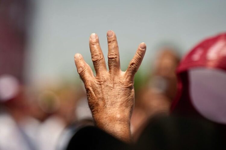 Levantar la mano al verdugo