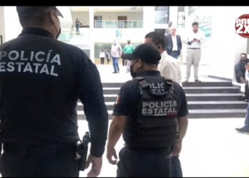 Violando la Ley, «El Moyo» García permitió ingreso de Policía Estatal a Palacio Legislativo