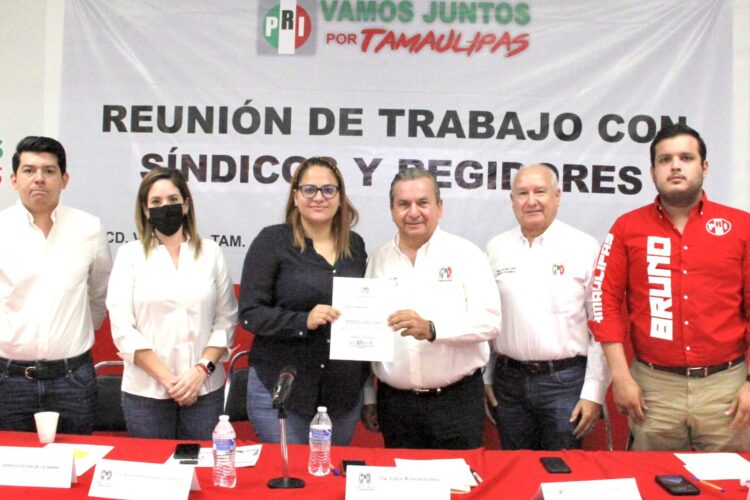 Designan coordinadora de síndicos y regidores priístas en Tamaulipas