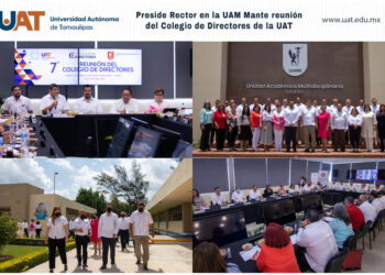 Rector evalúa avances académicos de la UAT