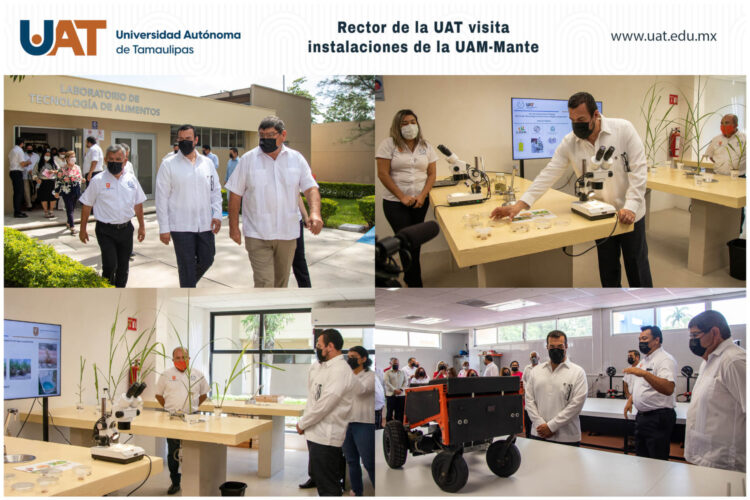Rector de la UAT recorre instalaciones de la Unidad El Mante