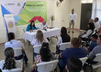 Guémez firma convenio de colaboración con la Comisión de Derechos Humanos