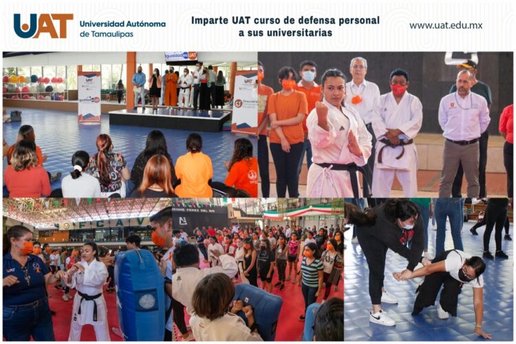 Imparte UAT curso de defensa personal a sus universitarias