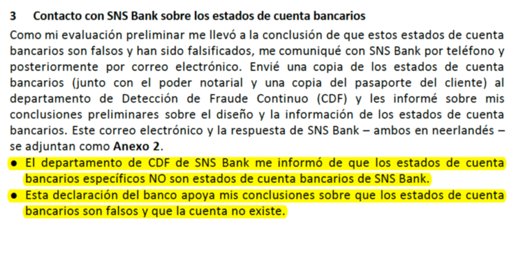 Banco de Holanda desmiente que Américo Jr. tenga cuentas bancarias ahí