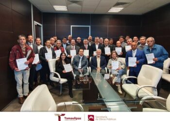 Entregan nombramientos a 26 jefes de Obras Públicas, Gobierno de Tamaulipas