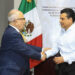 Gattás firma convenio con el INAH