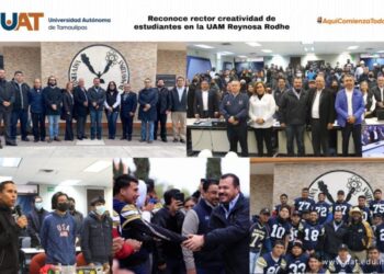 En gira de trabajo, reconoce Rector creatividad de estudiantes UAM Reynosa Rodhe