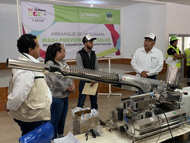 Guémez compra modernas máquinas para fumigar contra dengue