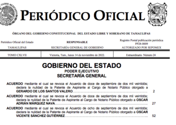 Abajo otras 3 notarías: Las entregaron a abogados “balines”