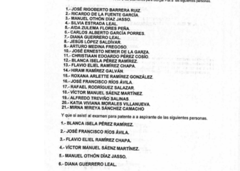 Lista de abogados “patito” que trataron de agandallar notarías