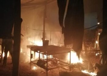 Incendio en carpintería del penal de Cd. Victoria