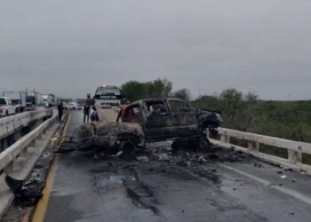 Choque en Las Norias: Guardia Estatal auxilia