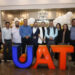 Rector entrega  premio del sorteo por  aniversario SUTUAT