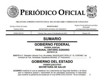 Sigue la pandemia: Salud Tamaulipas exhorta a usar cubrebocas