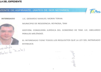 “Tronco” a 3 notarios patito más, recomendados de Abelardo Perales y Gerardo Peña