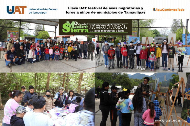 Lleva UAT festival de aves migratorias y loros a niños de municipios de Tamaulipas