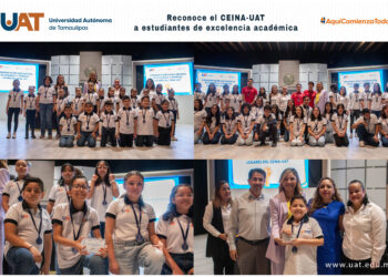 Reconoce UAT a sus estudiantes de excelencia académica del CEINA