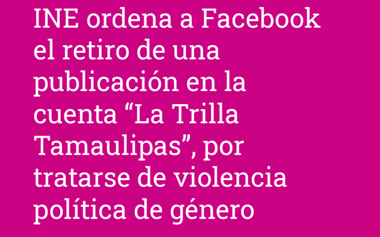 Ahora el INE la agarra contra la prensa de Tamaulipas