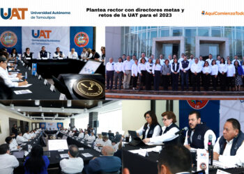 Plantea rector con directores metas y retos de la UAT para el 2023