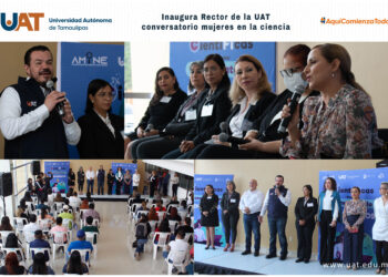 Rector de la UAT inaugura conversatorio sobre mujeres en la ciencia