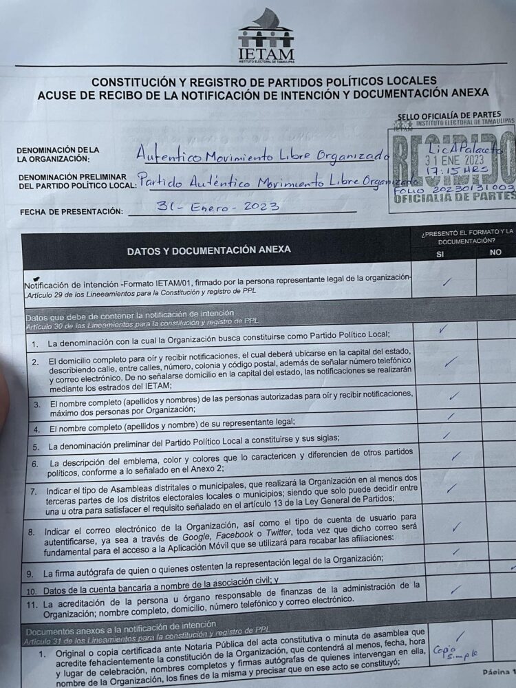 No es broma: Partido “AMLO” en Tamaulipas