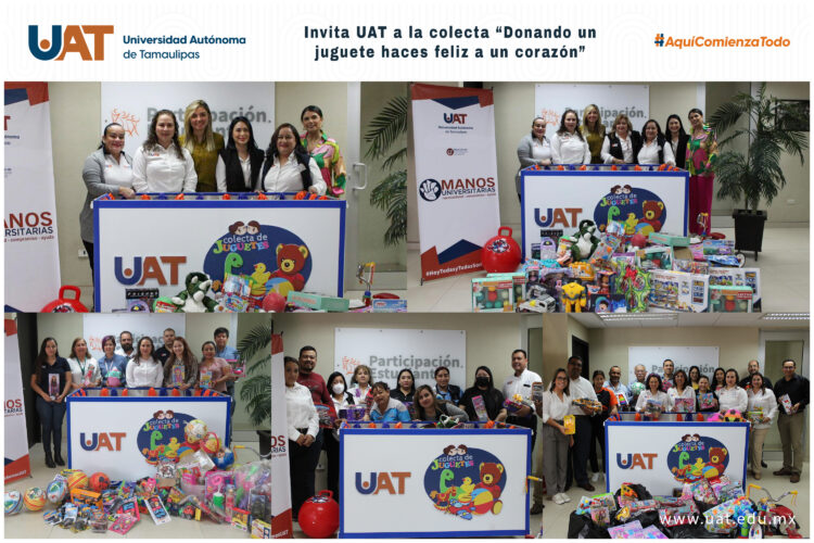 “Donando un juguete haces feliz a un corazón”: Colecta de la UAT