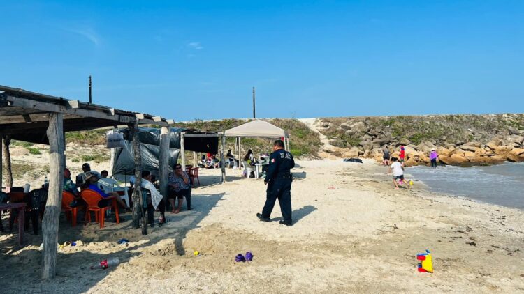 Guardia Estatal  de Género vigila La Pesca