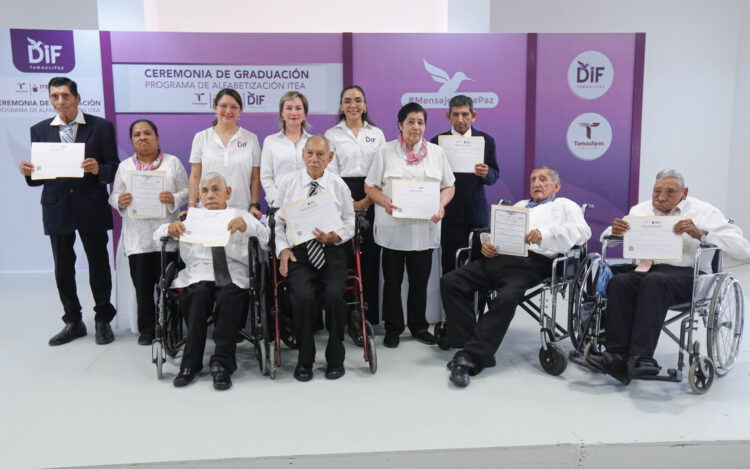 Casa del Adulto Mayor Tamaulipas: 8 terminan primaria y secundaria