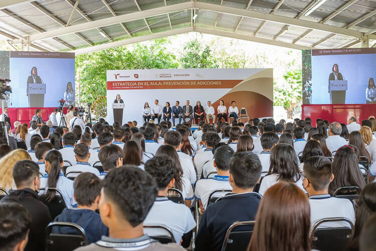 Tamaulipas arranca campaña “Si te drogas, te dañas”, en más de mil 300 escuelas
