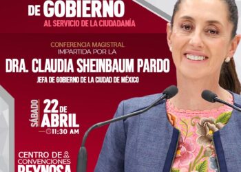 Claudia Sheinbaum en Reynosa, el sábado