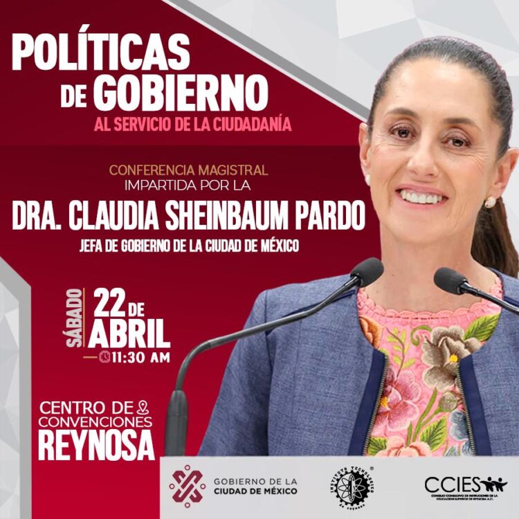 Claudia Sheinbaum en Reynosa, el sábado