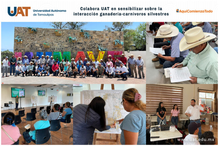 Colabora UAT en sensibilizar productores sobre interacción del ganado y carnívoros silvestres