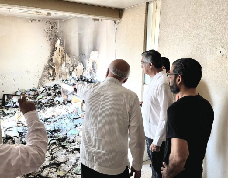 Tras conato de incendio, AVA visita HG y ofrece atención inmediata a pacientes