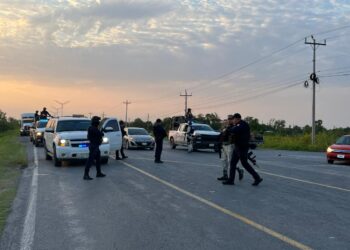 Fuerzas federales y estatales liberan bloqueos en Matamoros