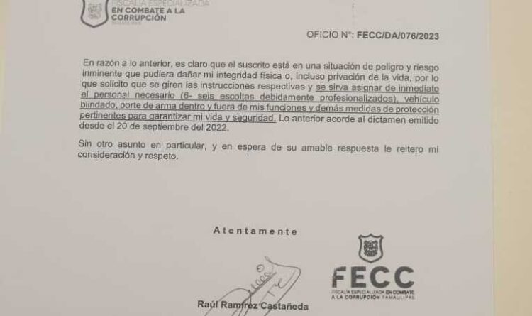 Delirios de persecución del Fiscal