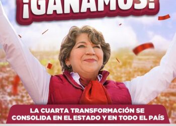 Delfina Gómez y Morena se declaran ganadores en el Estado de México