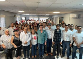 Rinde protesta estructura de Claudiai Sheinbaum en Río Bravo