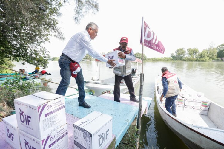 Dotaciones alimentarias: Beneficia DIF Tamaulipas a más de 73 mil familias